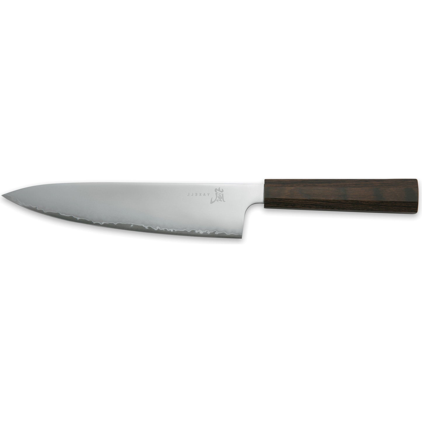 Yaxell HANA Koksmes 20 cm 3 laags roestvrijstaal met donkerbruin pakkawood heft