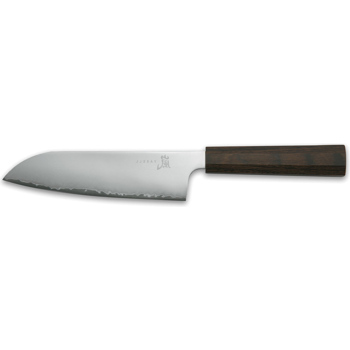 YAXELL HANA Santoku 16.5cm 3 laags roestvrijstaal met donkerbruin pakkawood heft