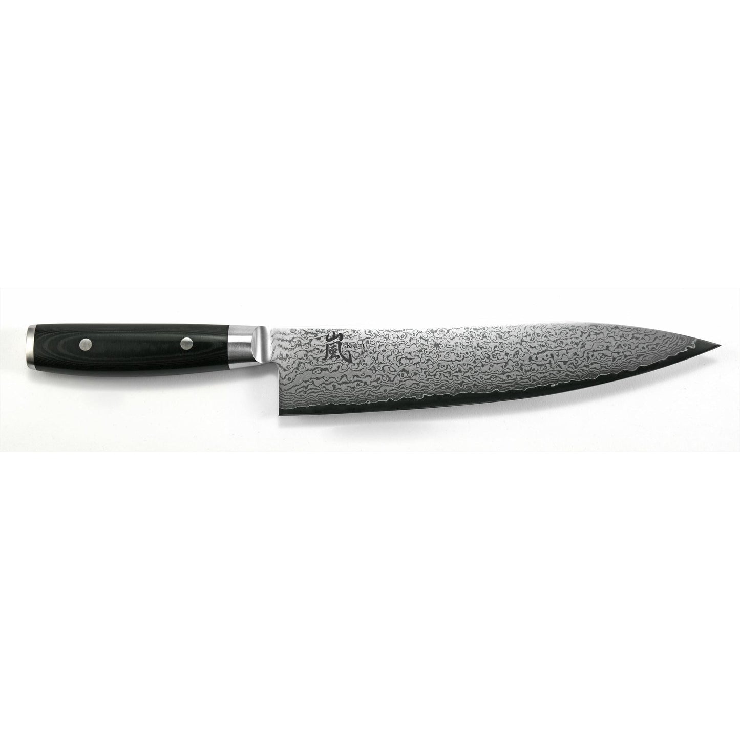 Yaxell Ran Koksmes 24 cm 69 laags roestvrij damast staal met canvas-micarta heft