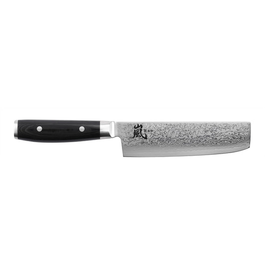 Yaxell Ran Nakiri koksmes 16.5 cm 69 laags roestvrij damast staal met canvas-micarta heft