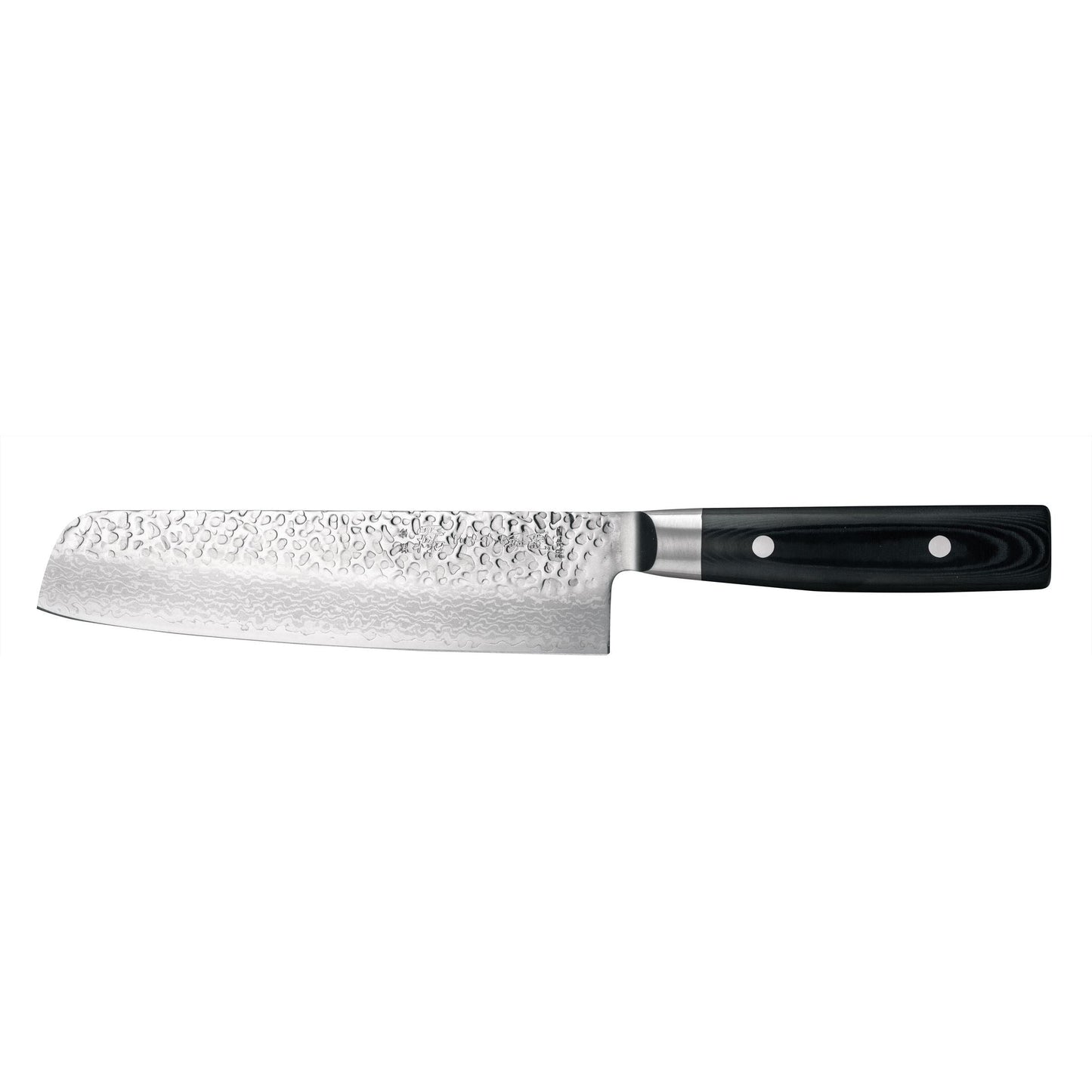 Yaxell Zen Nakiri Koksmes 16,5 cm 37 laags roestvrij damast staal met canvas-micarta heft