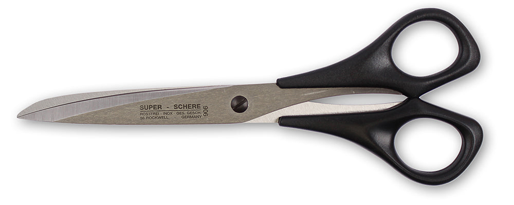 PAUL rockwell RVS handwerkschaar 15,2cm zwart kunststof greep