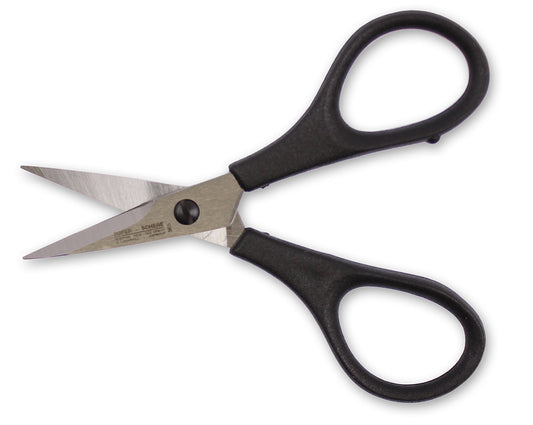 PAUL Borduurschaartje 3,5 Inch / 8,9 cm rockwell RVS zwart kunststof grepen