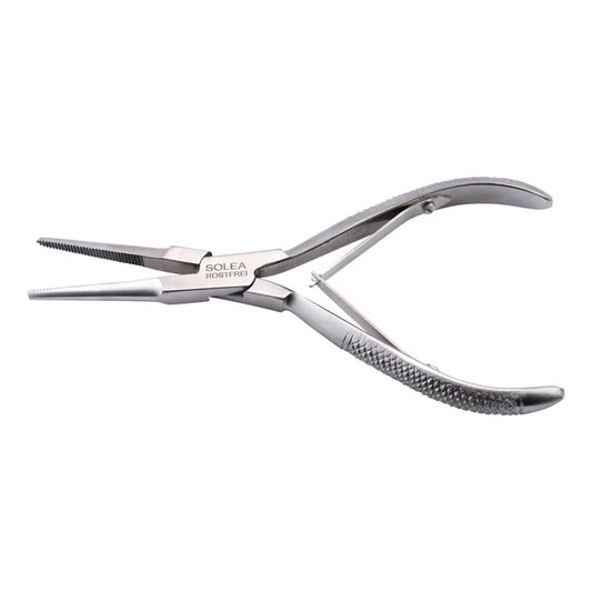 SOLEA roestvrijstalen zalm- vis-gratentang bek 5,5cm en lengte totaal 17,5cm
