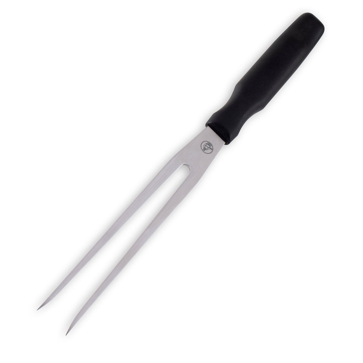 MESSERMEISTER PRO serie 18cm RVS rechte vleesvork zwart PP kunststof heft