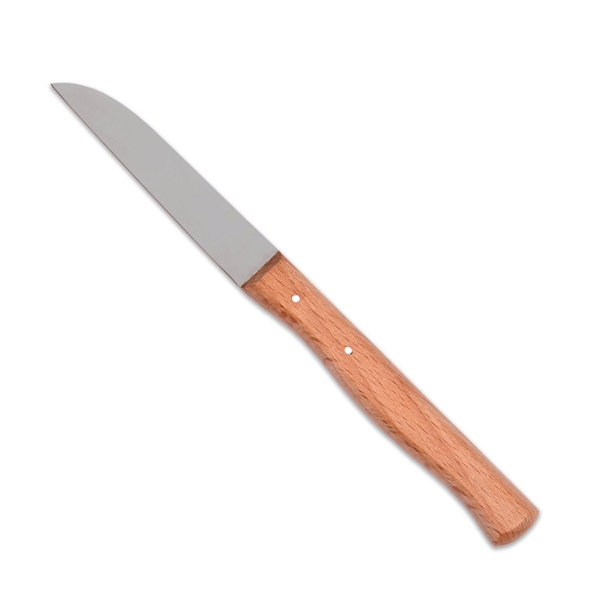 Schilmes met carbonstaal 8cm lemmet 100% FSC beukenhout lang heft