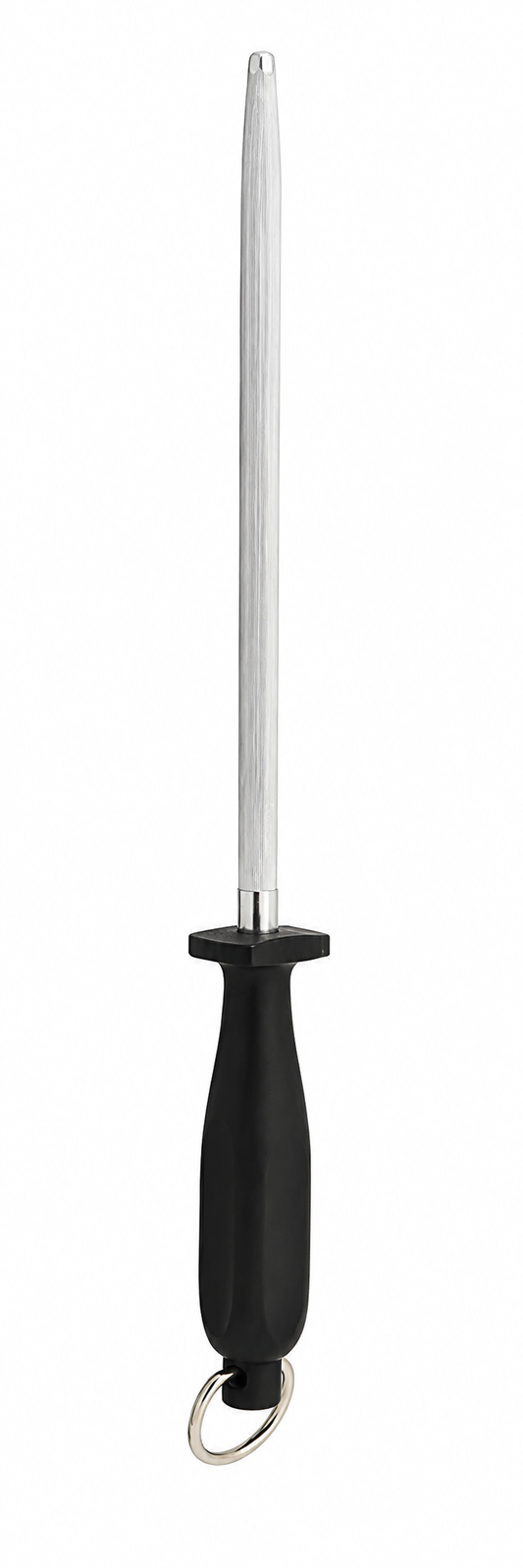 COUTEAUX aanzetstaal Chef-editie van Chroom-Vanadium staal slijp-lengte 26cm met zwart kunststof heft
