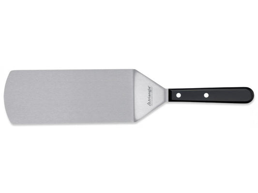 TRIANGLE Palet met knik breed RVS lemmet 20cm zwart handvat met twee nieten