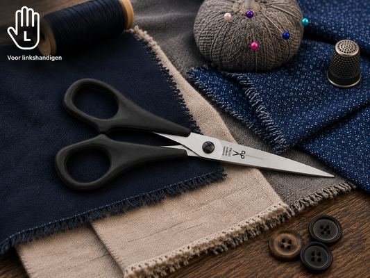 PAUL Premium BEXFIELD RVS handwerkschaar voor linkshandigen 14cm zwart kunststof greep