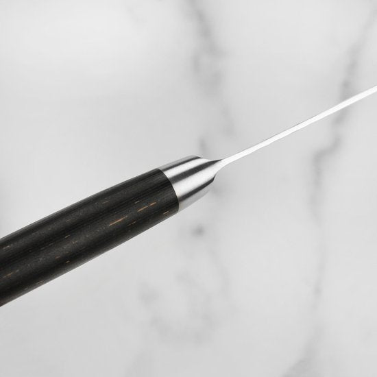 YAXELL TAISHI Koksmes 24cm  VG-10 Staal Hardheid 61 HRC Tsuchime gehamerd lemmet zwart Pakkawood heft