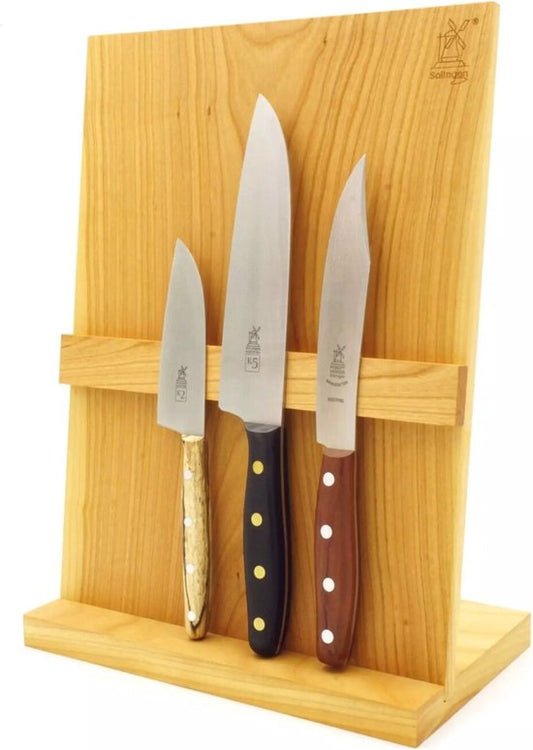 ROBERT HERDER FSC kersenhouten magneetbord met voet 35,5x26x15cm (excl.messen)