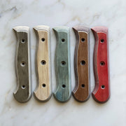 MESSERMEISTER CUSTOM set met losse handgrepen, geel - groen - bruin - rood - grijs