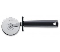 TRIANGLE Professionele roestvrijstalen deeg- koekjes- pizzasnijder Ø 7cm met zwart kunststof heft