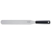 TRIANGLE RVS Palet- spatel met lemmet 30cm en ophangoog zwart kunststof PP heft