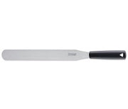 TRIANGLE RVS Palet- spatel met lemmet 30cm en ophangoog zwart kunststof PP heft