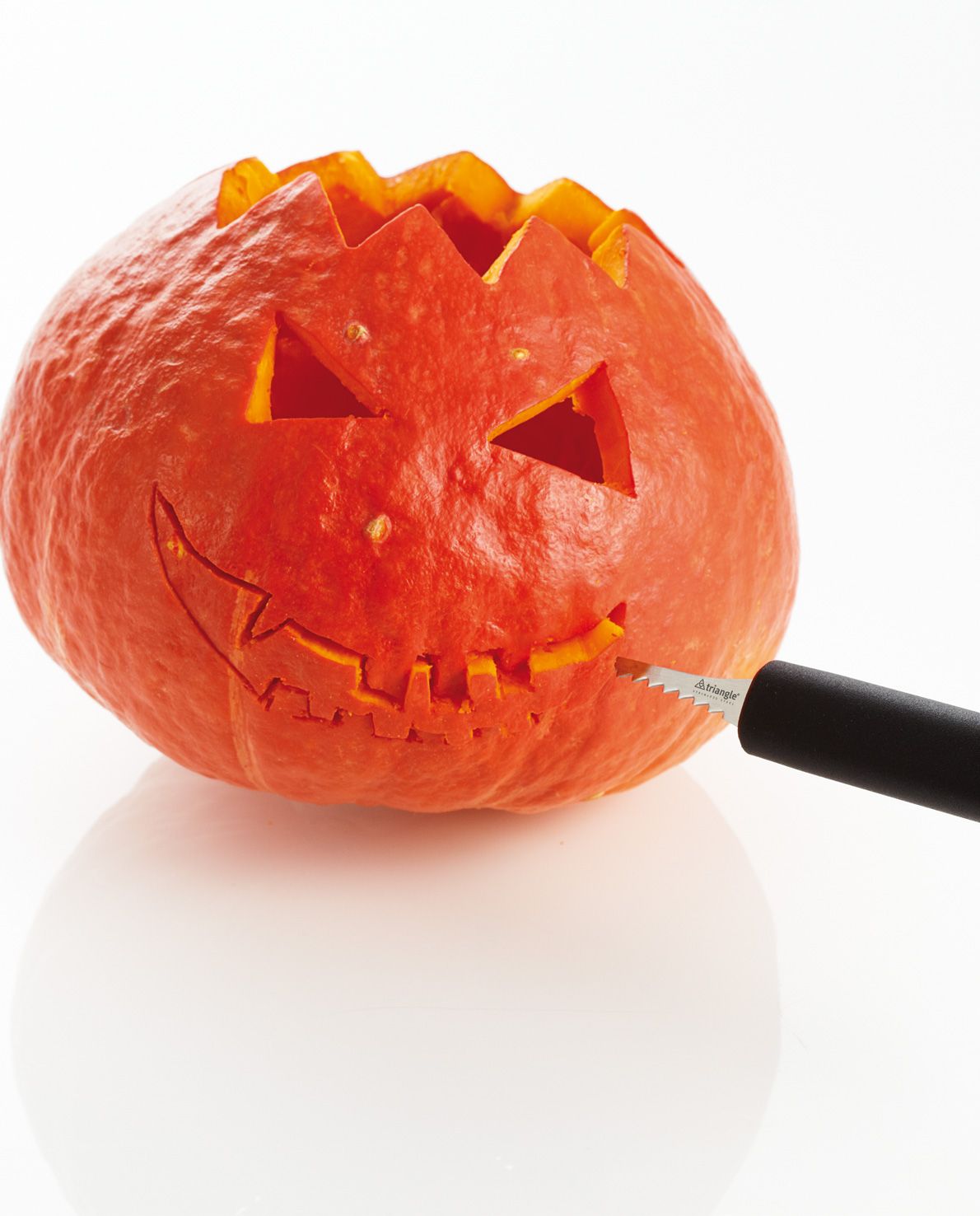 HALLOWEEN RVS Essential Pompoen kerfset 3-delige set zwart kunststof PP heft