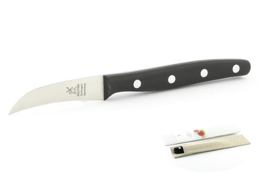 ROBERT HERDER K0 Tourneer- schilmes RVS vogelsnavel 6,5cm lemmet zwart POM heft