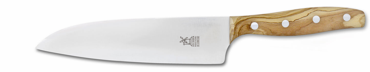 ROBERT HERDER K5 santoku koksmes XL RVS lemmet 18cm en FSC ijsbeuken houten heft