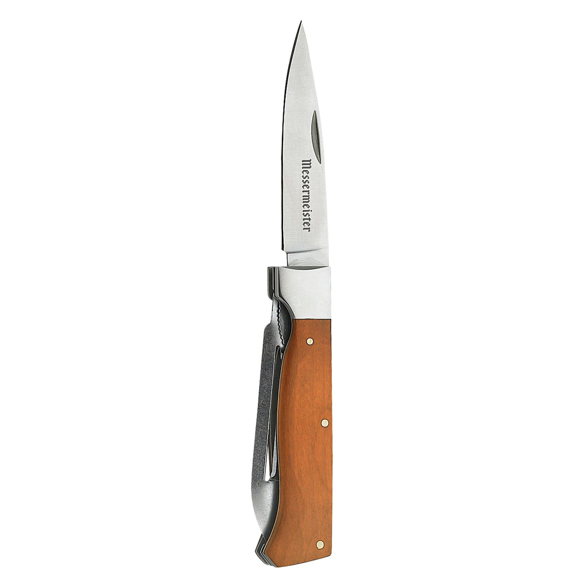 MESSERMEISTER ADVENTURE CHEF vouwbaar dun- schil- mes met schubben rasp houten heft