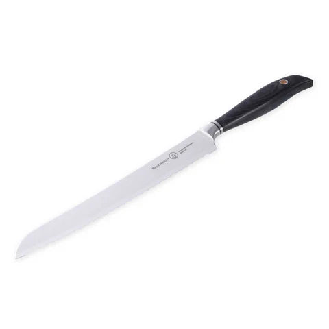 Broodmes BLACKSMITH 21,5 RVS lemmet zwart ebbenhouten heft