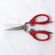 MESSERMEISTER RVS Take -Apart 20cm universele keukenschaar met rode kunststof grepen
