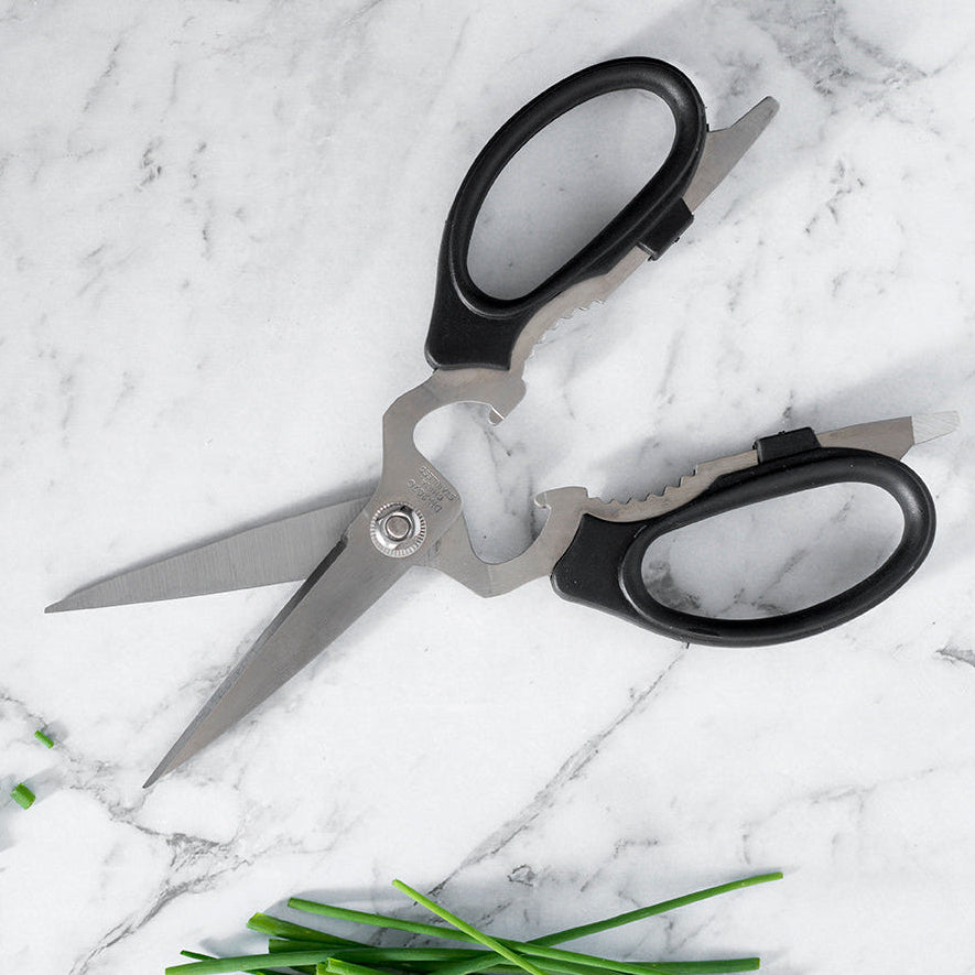 8 Inch Take-Apart Kitchen Scissors_Black_Chives