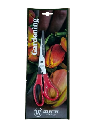 W-SELECTED® Keukenschaar 21cm kunststof grepen RVS benen 13cm
