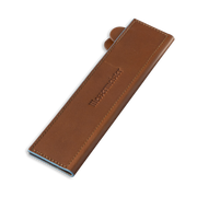 SADDLE BROWN MAGNETIC LEATHER EDGE-GUARD - 21 CM
