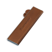 SADDLE BROWN MAGNETIC LEATHER EDGE-GUARD - 16 CM