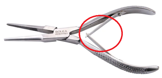 SOLEA Reserveset veertjes plus schroeven  voor gratentang 1899