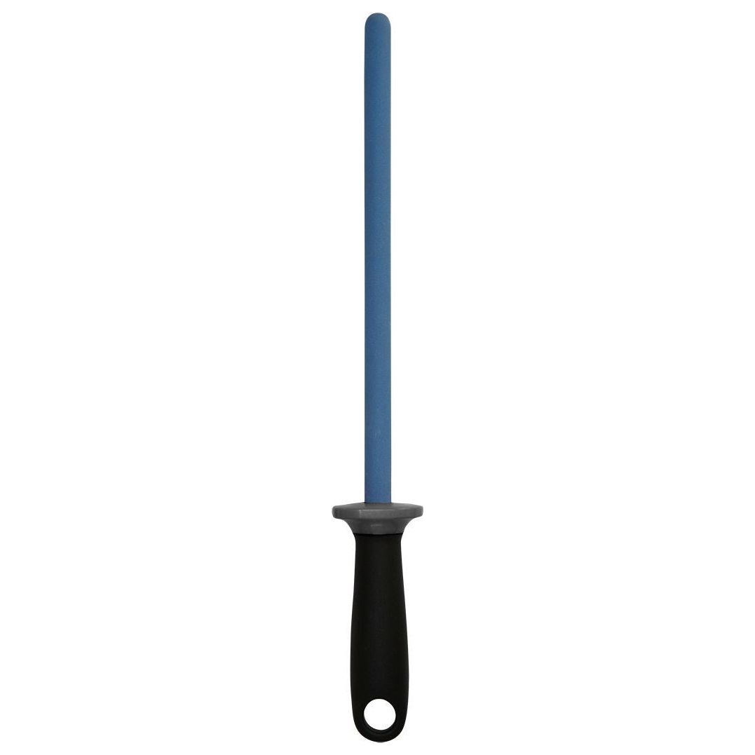 IOXIO aanzetstaal blauw keramisch lengte 24cm korrel 360 zwart heft