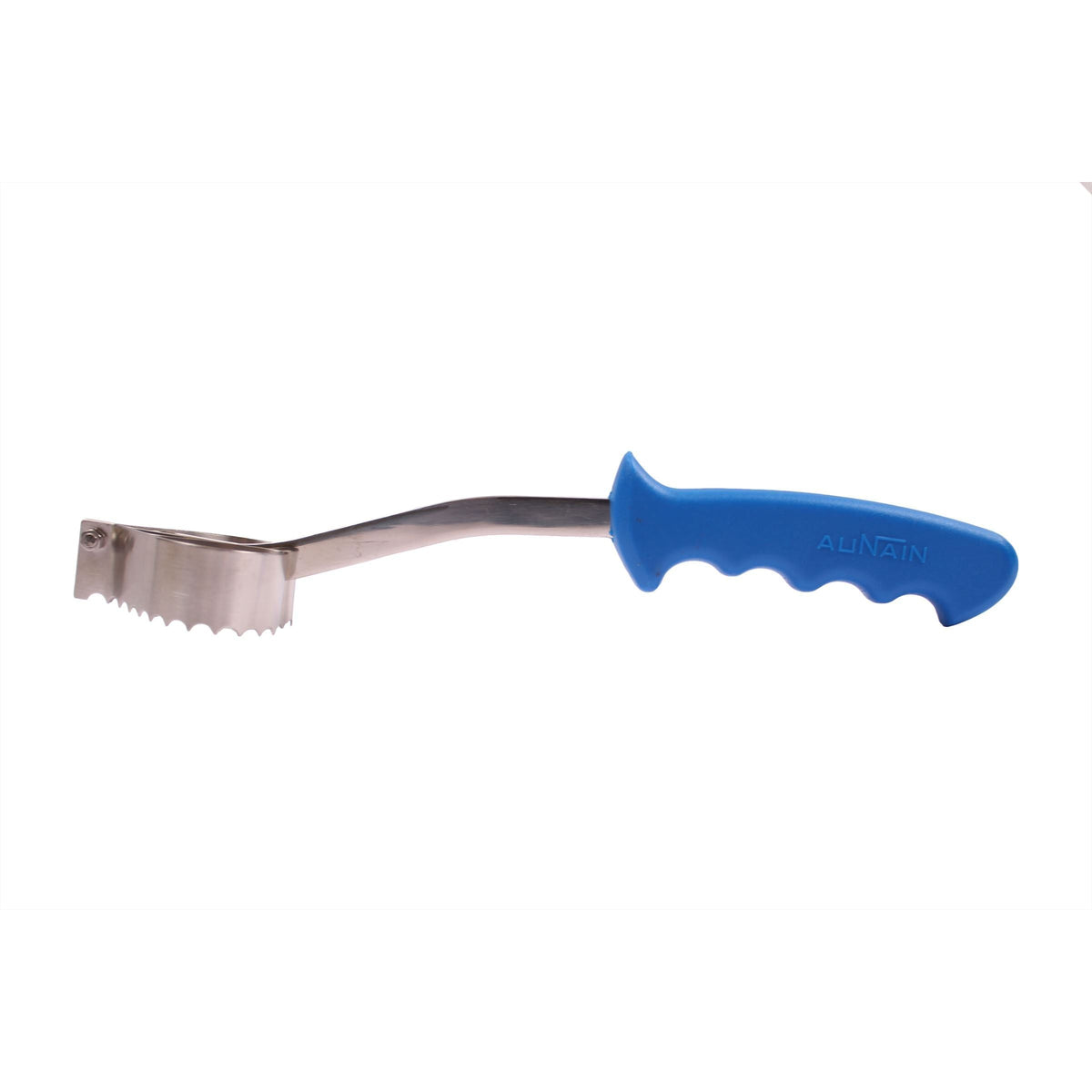 Visontschubber / Ecailleur 33cm blauw kunststof HACCP heft