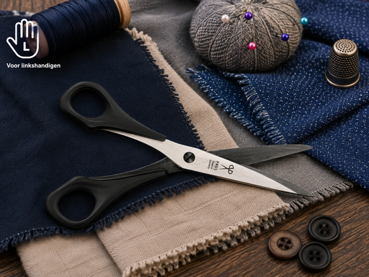 PAUL Premium BEXFIELD RVS handwerkschaar voor linkshandigen 16cm zwart kunststof greep