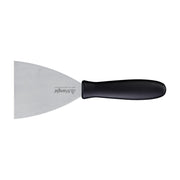 Bakspatel RVS lemmet 10cm met zwart kunststof PP handvat