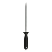 COUTEAUX aanzetstaal Home-editie van Chroom-Vanadium staal slijp-lengte 19,5cm met zwart kunststof heft