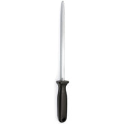 COUTEAUX Home-editie aanzetstaal van Chroom-Vanadium staal slijp-lengte 23cm met zwart kunststof heft