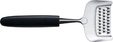 TRIANGLE RVS kaasrasp kort model kaasschaaf met zwart kunststof PP heft