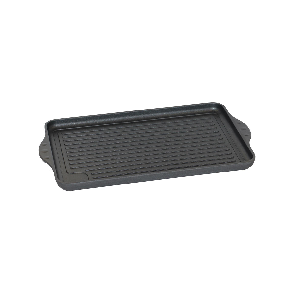Grillplaat geribbeld 43x28x2,5cm flex-inductie / combizone Bosch, Miele en Siemens Compatible