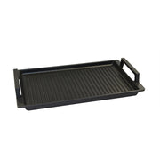 Grillplaat met grepen 41x24x2,5cm flex-inductie / combizone Bosch, Miele en Siemens Compatible