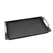 Teppanyaki-plaat met RVS grepen 41x24cm flex-inductie / combizone Bosch, Miele en Siemens Compatible
