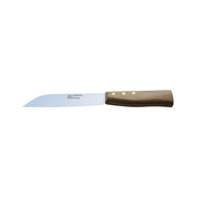 W-SELECTED® Groente- oogst-mes carbonstaal lemmet 16cm roodbeuken houten heft