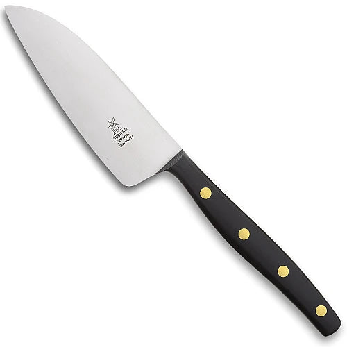 ROBERT HERDER K2 Universeel santoku koks- mes RVS lemmet 11cm zwart POM heft
