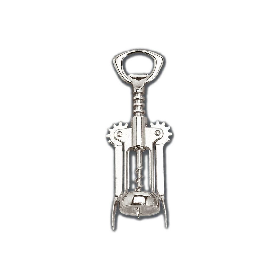 COUTEAUX verchroomd rvs hevelkurketrekker - flesopener 17cm