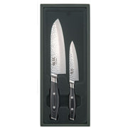 SANTOKU Giftset 2-delig Yaxell Tsuchimon Santoku 16,5 cm en Universeelmes 12 cm