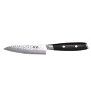 YAXELL TSUCHIMON Universele koksmes gehamerd VG10 stalen lemmet 12cm zwart micarta heft