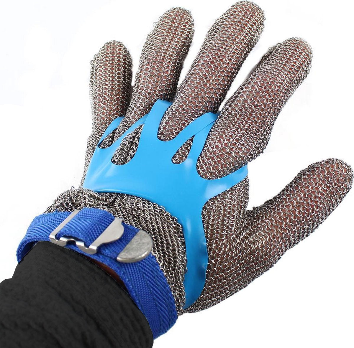 Oesterhandschoen RVS maat S 19,5cm CE gecertificeerd