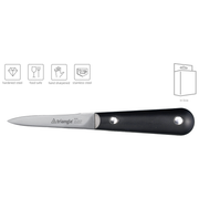 Oestermes 16cm RVS lemmet zwart kunststof PP handvat in doos