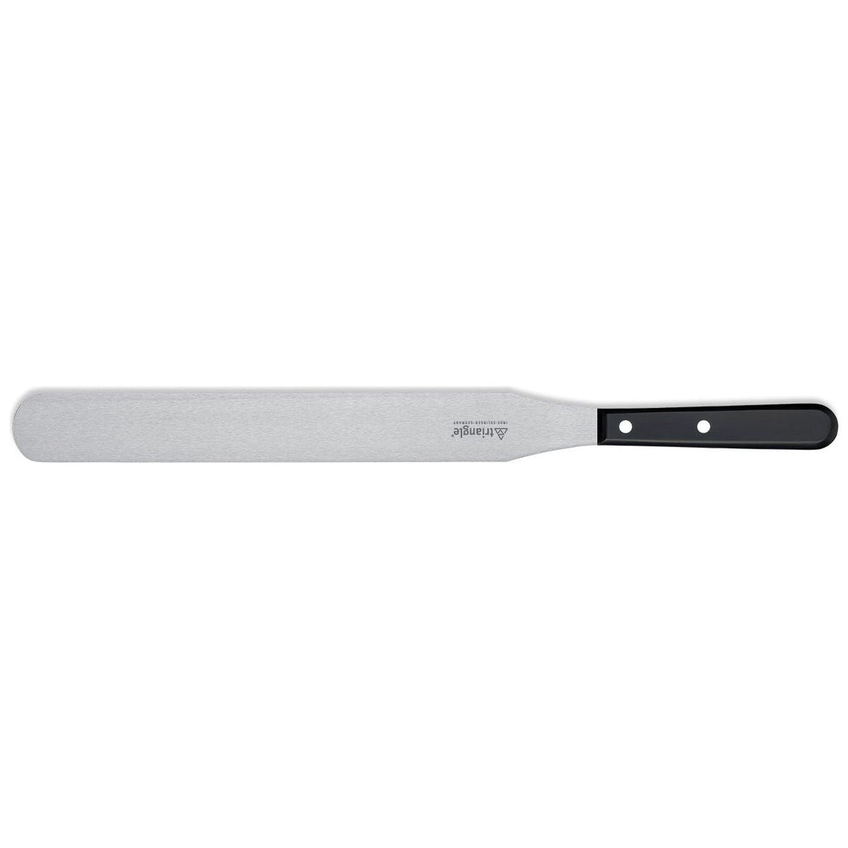 Spatel Palet RVS lemmet 30cm zwart ABS handvat totale lengte 42,5cm