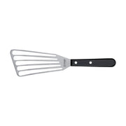 TRIANGLE Palet spatel met gleuven RVS lemmet 16cm zwart ABS kunststof heft