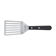 TRIANGLE Palet met knik breed gleuven RVS lemmet 12cm zwart handvat met twee nieten